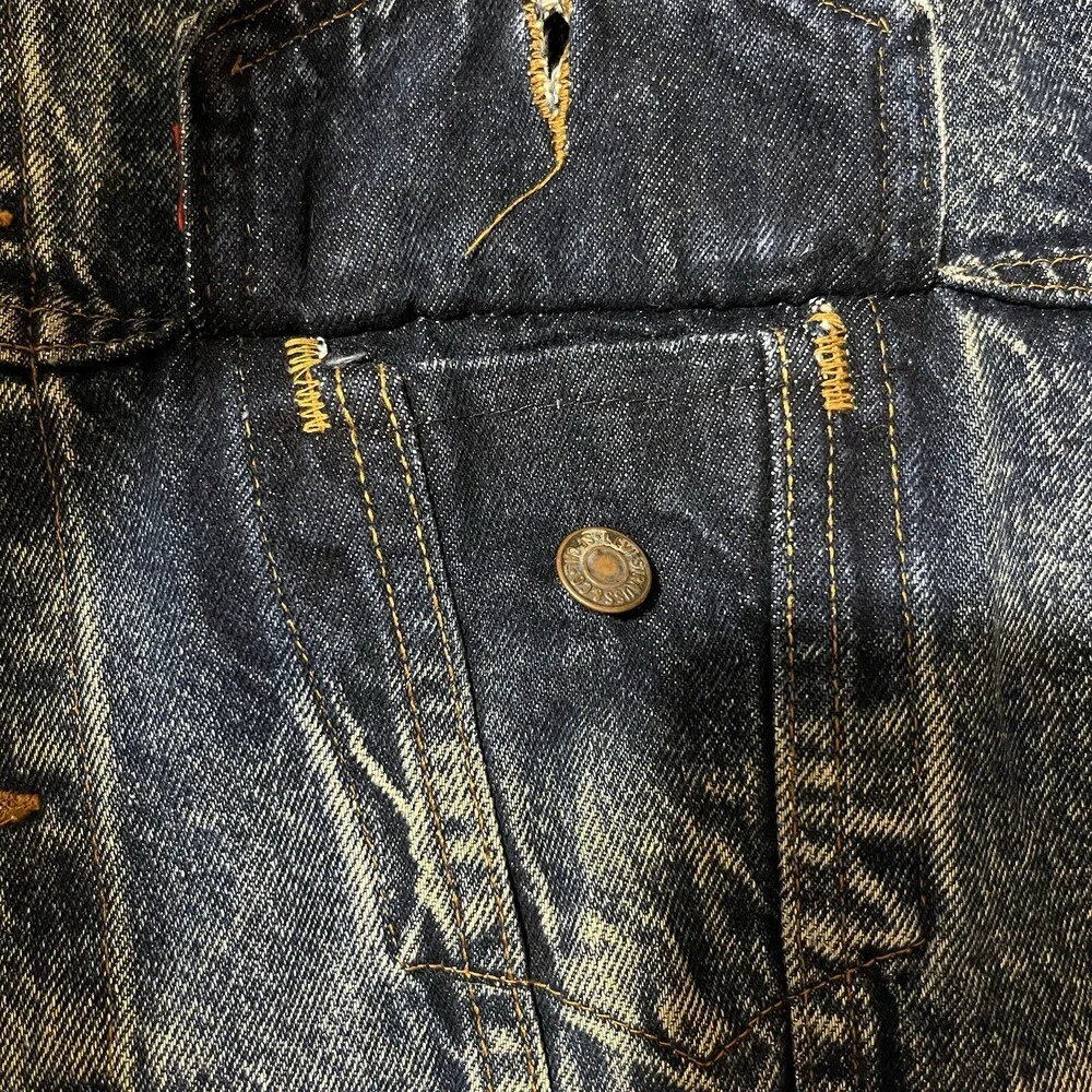 Vintage Levi's Acid Wash Jacket Type III USA Made 80s Levi Ramones the Strokes